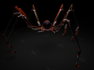 Sci-fi Spider Robot 3D मॉडल