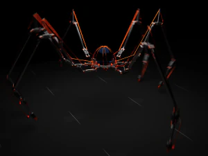 Sci-fi Spider Robot 3D Model