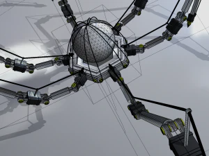 Sci-fi Spider Robot 3D Model