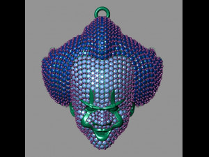Joker pendant 3D Model