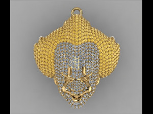 Joker pendant 3D Model