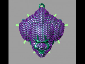 Joker pendant 3D Model