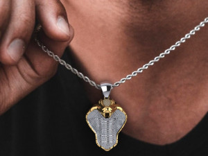 Mans cobra pendant 3D 打印模型
