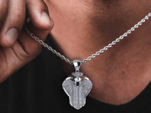 Mans cobra pendant 3D Print Model