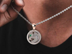 Tiger pendant 3D Print Model