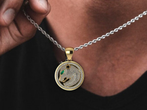 Tiger pendant Modèles 3D en vedette