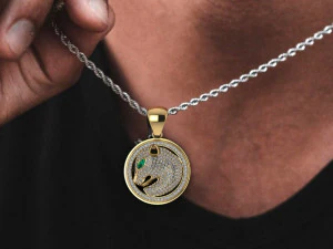 Tiger pendant 3D Print Model
