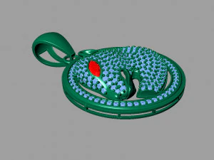 Tiger pendant 3D Print Model