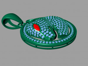 Tiger pendant Modèles 3D en vedette