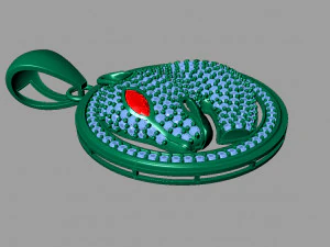 Tiger pendant 3D Print Model