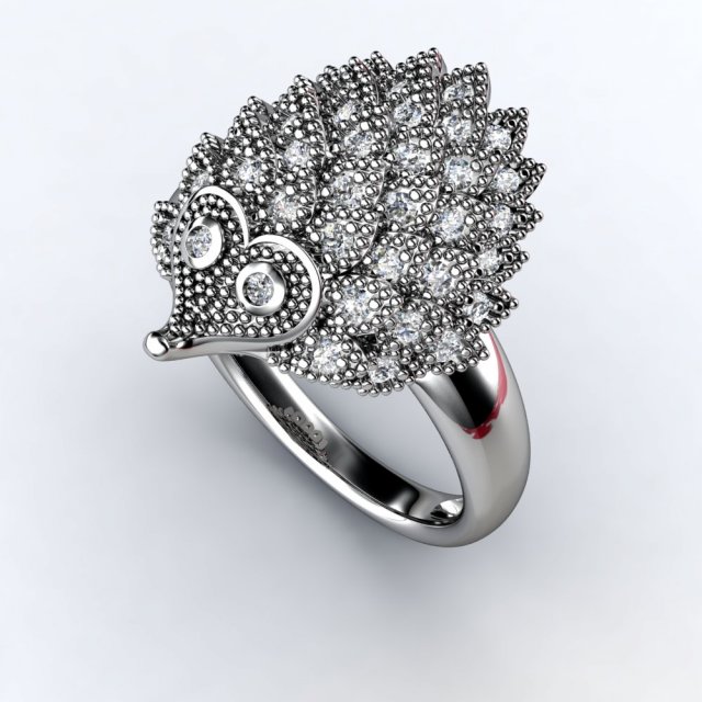Hedgehog Model do druku 3D .c4d .max .obj .3ds .fbx .stl .blend 