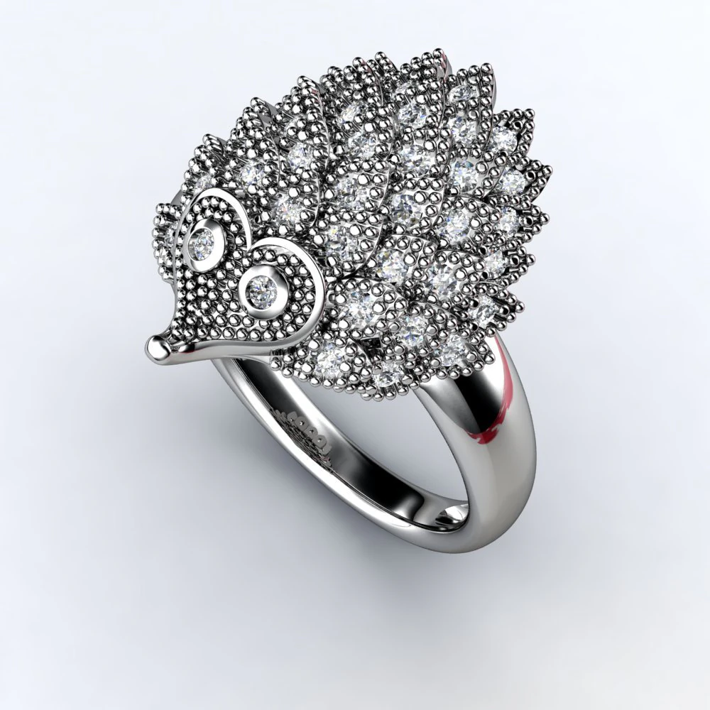 Hedgehog 3D Print Model .c4d .max .obj .3ds .fbx .stl .blend 
