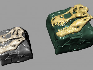 Dinosaur fossils 3D 打印模型