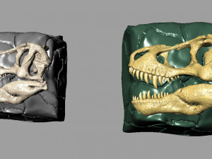 Dinosaur fossils 3D Baskı Modeli