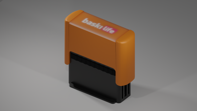 Automatic Stamp 3D Модель .c4d .max .obj .3ds .fbx .stl .blend 