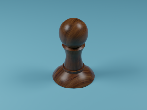 Wood Stamp 3D Model