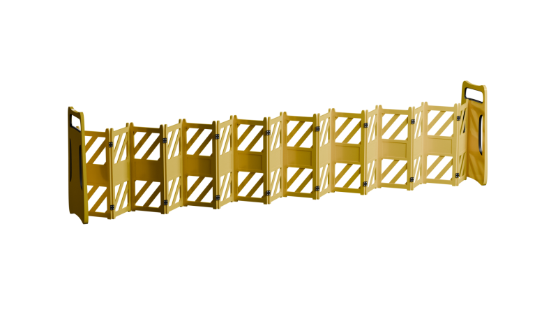 Safety Barrier Modello 3D .c4d .max .obj .3ds .fbx .stl .blend