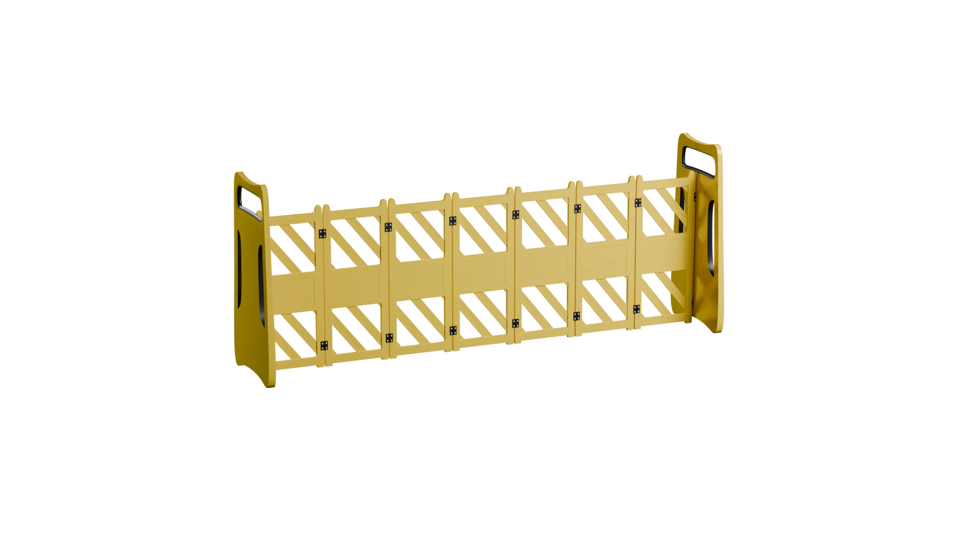 Safety Barrier 3D Model .c4d .max .obj .3ds .fbx .stl .blend 