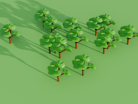 Low Poly Tree Pack Model 3D