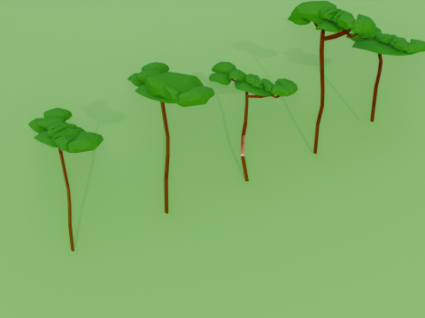 Low Poly Tree Pack Model 3D