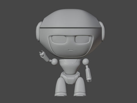 Cute Mini Robot Modello 3D