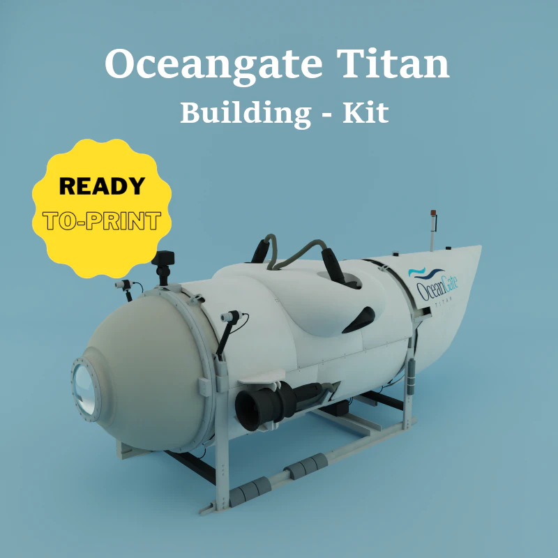OCEANGATE TITAN SUBMARINE 3D Print Model .c4d .max .obj .3ds .fbx .stl .blend