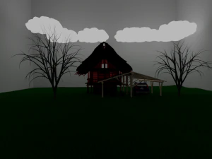 Una vecchia casa Modello 3D