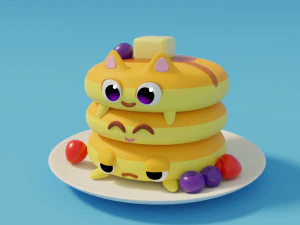 Блинчики 3D Модель