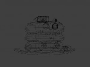 Pancakes 3D Model