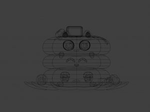 Pancakes Model 3D