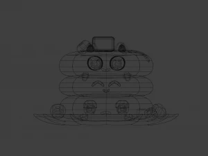 Pancakes 3D Model