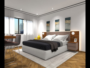 Hotel Room Modèle 3D