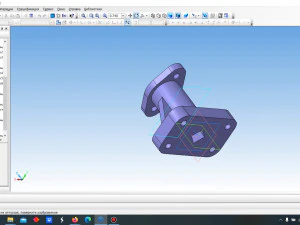 Support engineering detail made in ompass 3d v13 3D Model