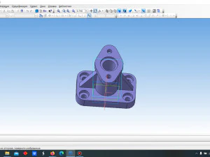 Support engineering detail made in ompass 3d v13 3D Model