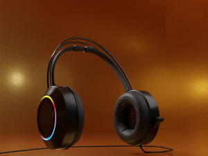 Gaming headphones 3D Model