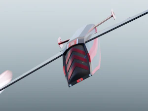 무인 비행기 3D 모델