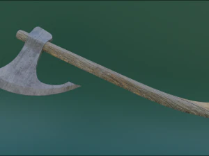 维京斧头 3D 模型