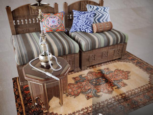 Arabic Props collection 3D 모델