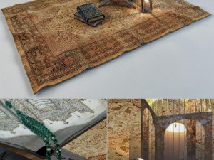 Arabic Props collection 3D 모델