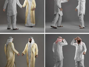Arab People s Collection 3D Model