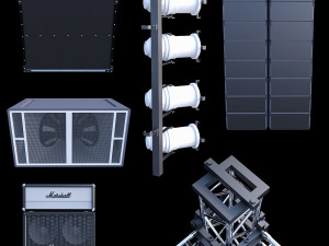 Mini Concert Stage 3Dモデル