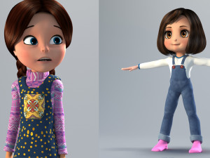 CARTOON CHARACTER PACK Model 3D