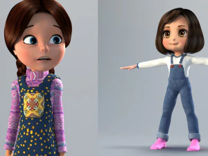 CARTOON CHARACTER PACK 3D Model