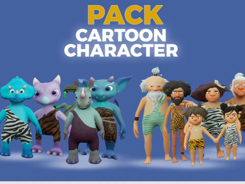 Characters Pack 3D Model