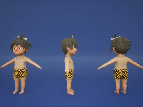 Characters Pack 3D Model