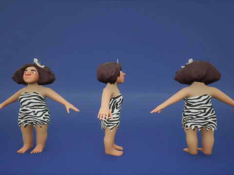 Characters Pack 3D Model