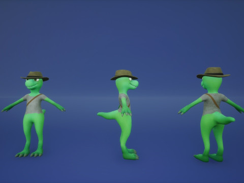 Characters Pack Modelo 3D