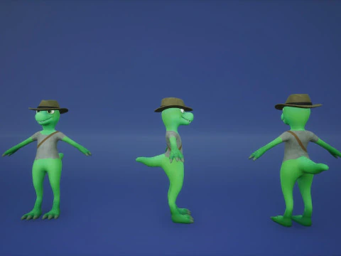 Characters Pack 3D Model