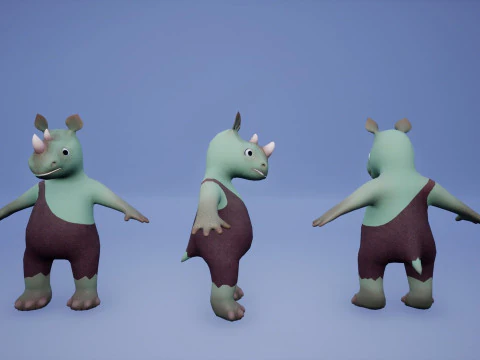 Characters Pack 3D Model
