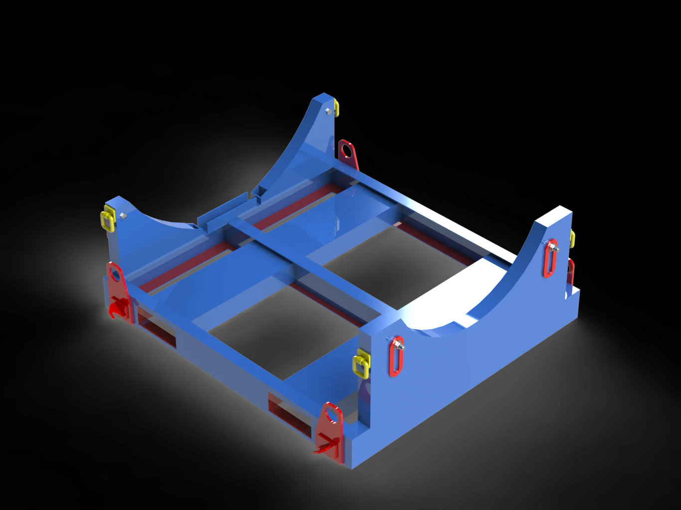 Motor Holder Base - Electric Controls 3D Model .c4d .max .obj .3ds .fbx .stl .blend